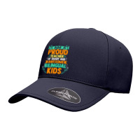 Proud School Teacher Bilingual Kids T Shirt Seamless Cap | Artistshot