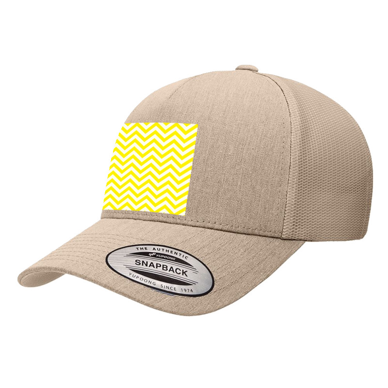 Yellow Color Pattern Yupoong Trucker Cap | Artistshot