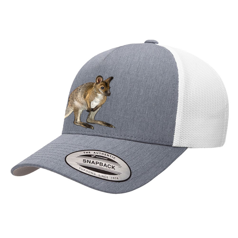 Hand Drawn Wallaby Animal Yupoong Trucker Cap by LillyAllenDesigns | Artistshot