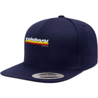 Retro Calabasas California T Shirt 5 Panel Snapback Cap | Artistshot