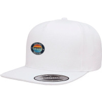 Carter Lake   Nebraska Souvenir 5 Panel Snapback Cap | Artistshot