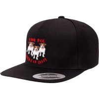 One Dog Short Of Crazy T  Shirtone Dog Short Of Crazy T  Shirt (18) 5 Panel Snapback Cap | Artistshot