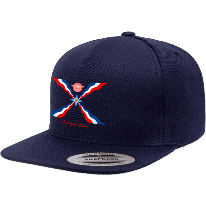 Assyria Assyrian Flag Assyrians Lamassu 5 panel snapback cap by yuyurumpung | Artistshot