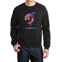 Petersburg Alaska Native American Indian Orca Killer Whale Raglan Base Crewneck Sweatshirt | Artistshot