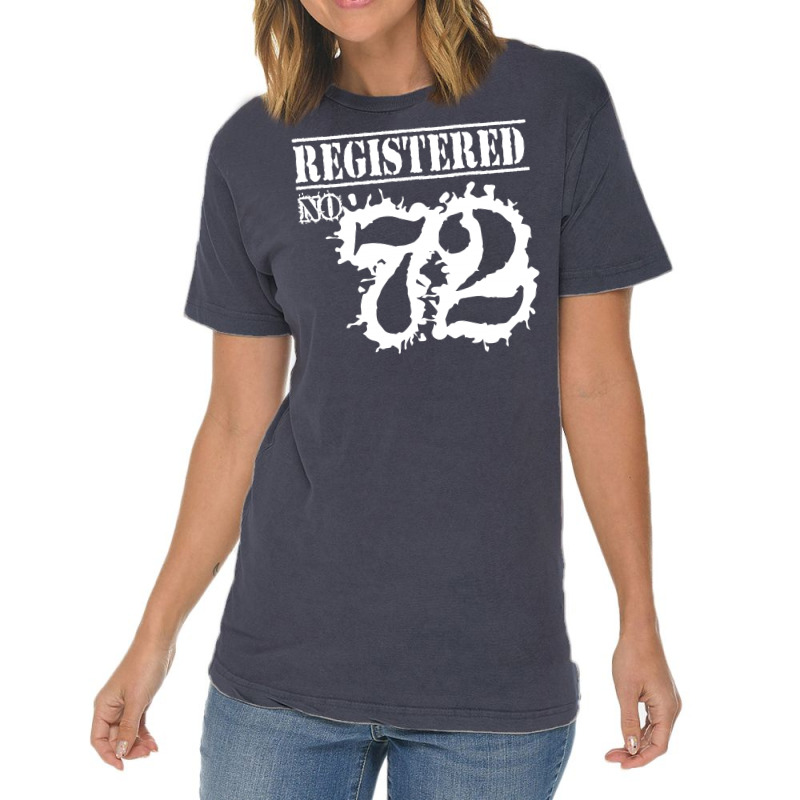 Registered No 72 Vintage T-shirt | Artistshot