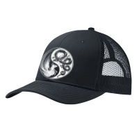 White And Black Dragon Phoenix Yin Yang Pa Trucker Cap | Artistshot