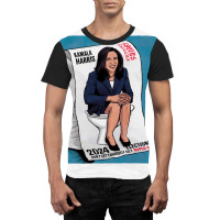 Kamala Harris On Toilet Paper Graphic T-shirt | Artistshot