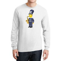 Simpson Holding The Saxophone Long Sleeve Shirts | Artistshot