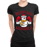 Merry And Adorable Ladies Fitted T-shirt | Artistshot