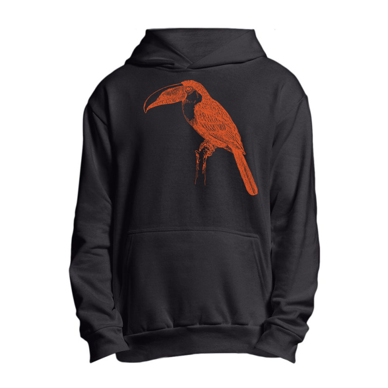 Vintage Toucan Bird Urban Pullover Hoodie by HRC Design | Artistshot