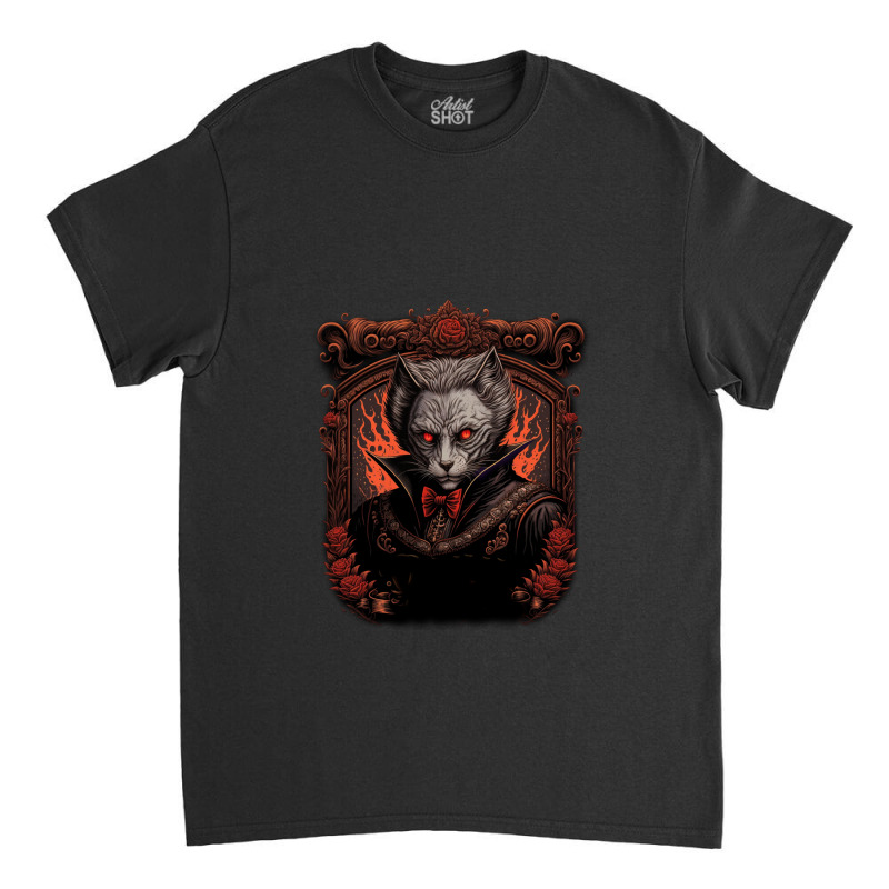 Vampire Cat Classic T-shirt by mailson | Artistshot