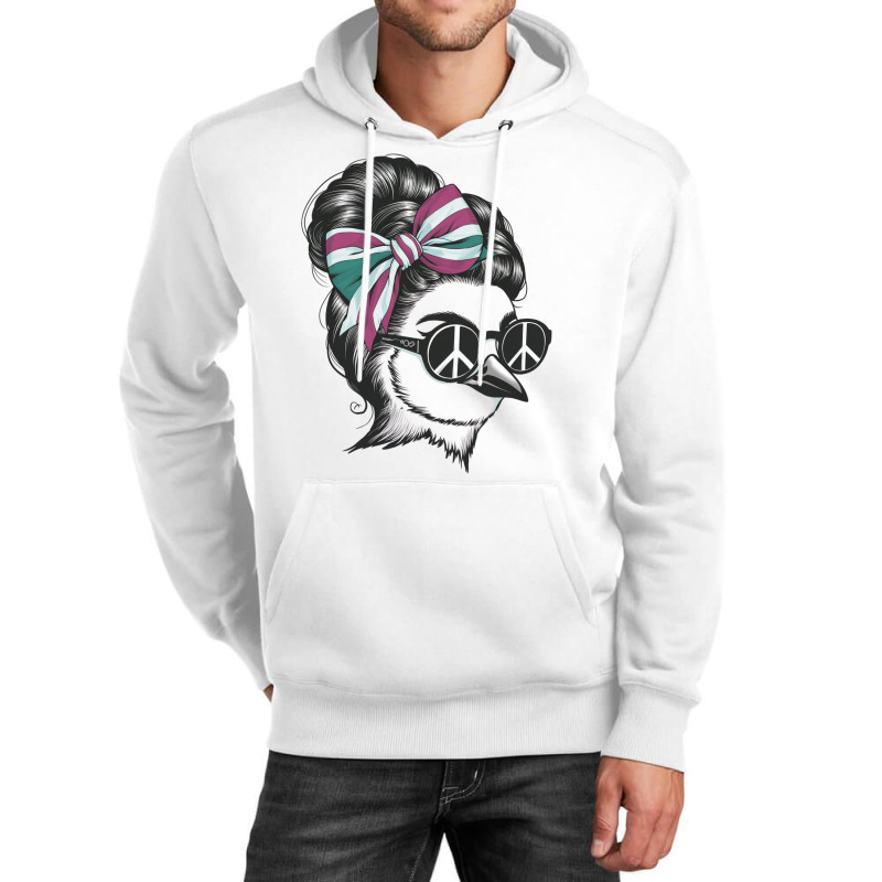 A Bird With Her Hair Elegantly Styled Unisex Hoodie | Artistshot