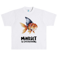 A Goldfish Wearing An Artificial Shark Fin Urban Heavy T-shirt | Artistshot