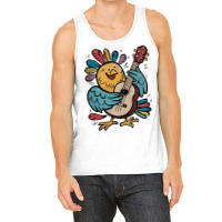 Illustration Bird Playing Biola Tank Top | Artistshot