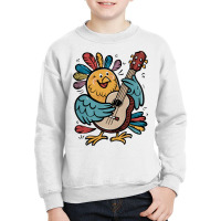 Illustration Bird Playing Biola Youth Sweatshirt | Artistshot