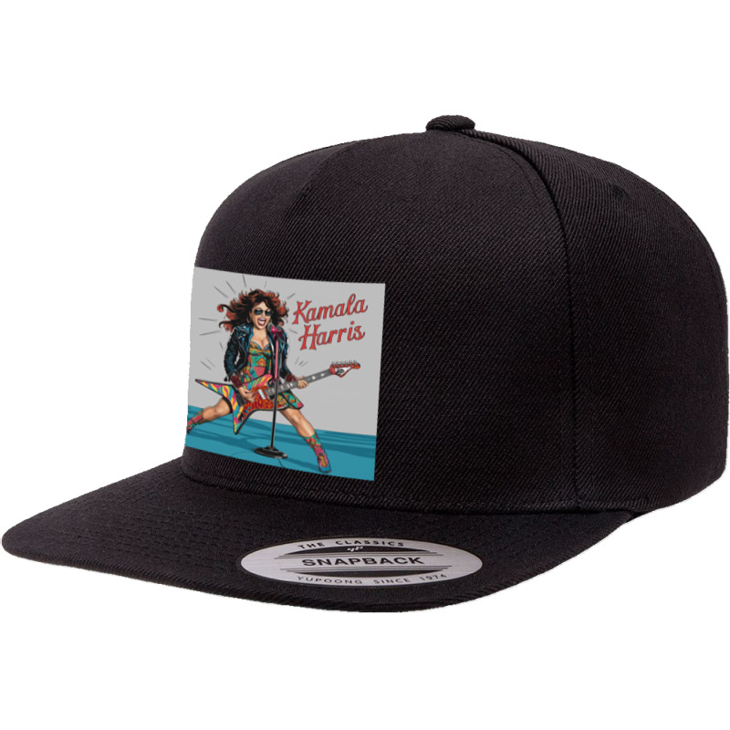 Kamala Harris 5 Panel Snapback Cap | Artistshot