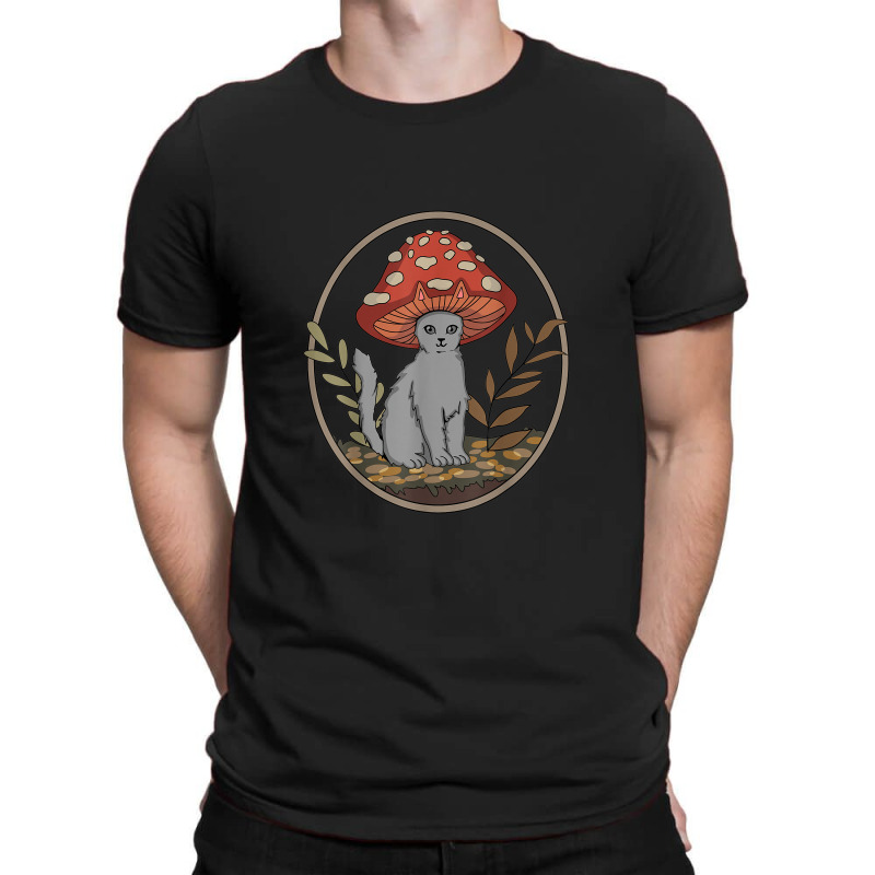 Cottagecore Aesthetic Cat T-shirt | Artistshot