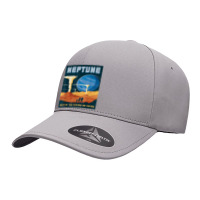 Retro Neptune Gaze At The Geysers On Triton Space Tourism T Shirt Seamless Cap | Artistshot