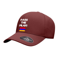 Pass The Pilaf Funny Armenian Rice Lover Family Armenia Flag T Shirt Seamless Cap | Artistshot