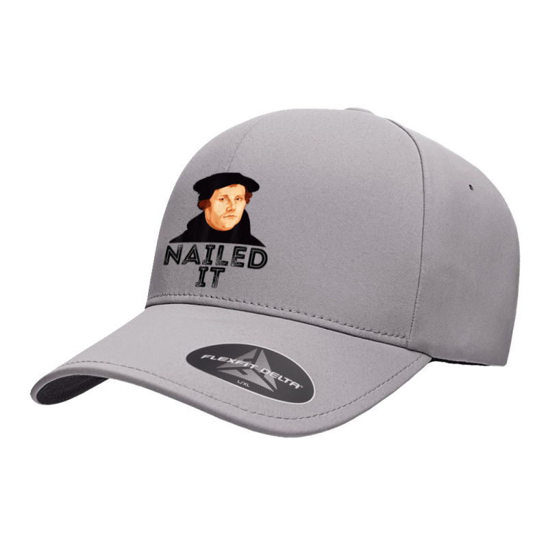 Martin Luther Nailed It Reformation Funny Gift Protestant T Shirt Seamless Cap | Artistshot