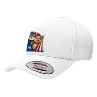 Yorkshire Terrier Us Flag July 4th Patriotic Yorkie Puppies T Shirt Yupoong Trucker Cap | Artistshot