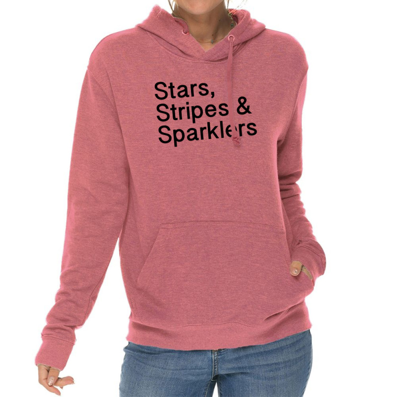 Stars, Stripes And Sparklers 4th Of July Lightweight Hoodie | Artistshot