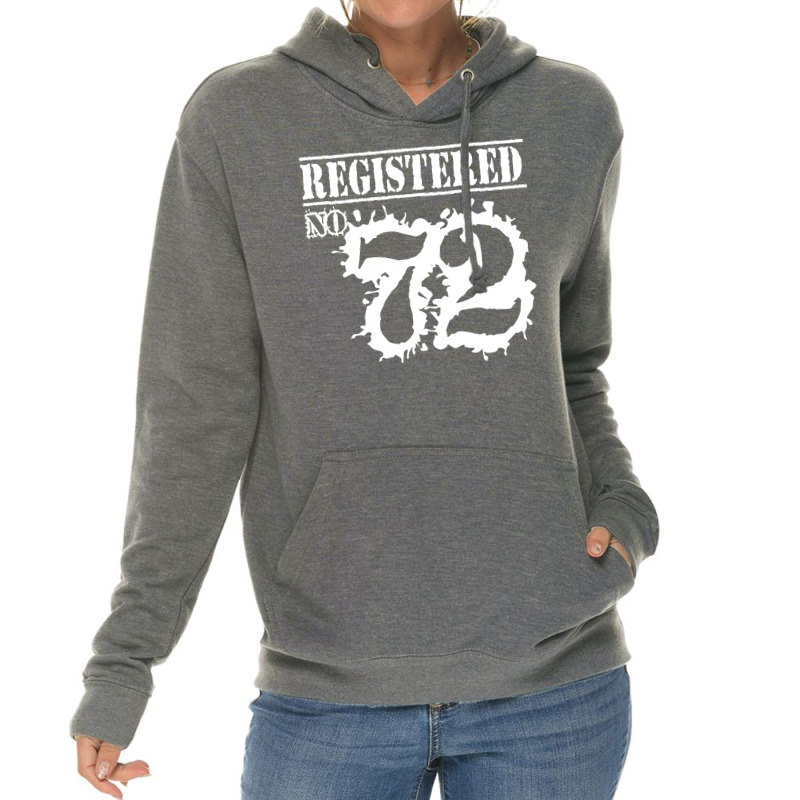 Registered No 72 Lightweight Hoodie | Artistshot