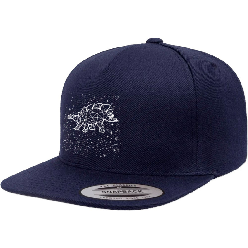 Stegosaurus T  Shirt Stegosaurus Dinosaur Zodiac Symbol Astrological S 5 Panel Snapback Cap | Artistshot