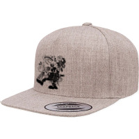 Rabid Rabbit Rampage 5 Panel Snapback Cap | Artistshot