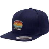 Mens My Favorite People Call Me Papa Bob Cute Sloth Lover Grandpa Prem 5 Panel Snapback Cap | Artistshot