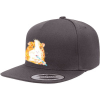 Guinea Pig Brushing Teeth Bath T  Shirt Guinea Pig Brushing Teeth Bath 5 Panel Snapback Cap | Artistshot