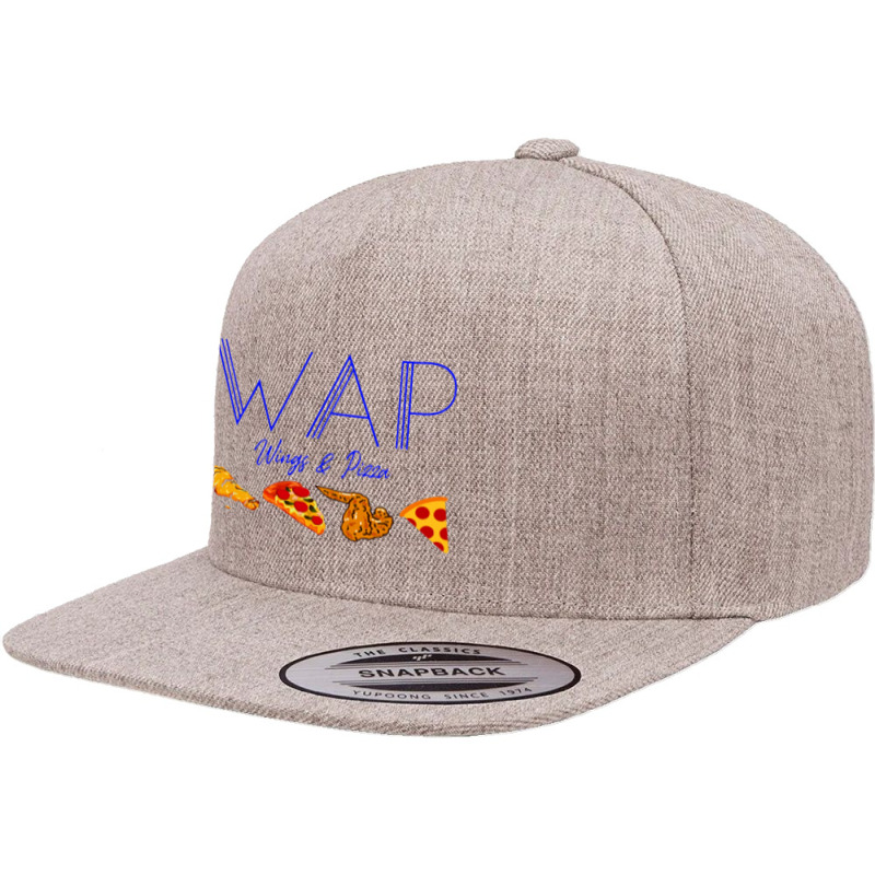 Wap Wings And Pizza Classic 5 Panel Snapback Cap | Artistshot