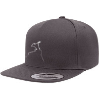 Lightning Shirt With A Lightning Bolt Shirt Graphic Design 5 Panel Snapback Cap | Artistshot