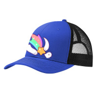 Pastel Shooting Star Ghosts Pa Trucker Cap | Artistshot