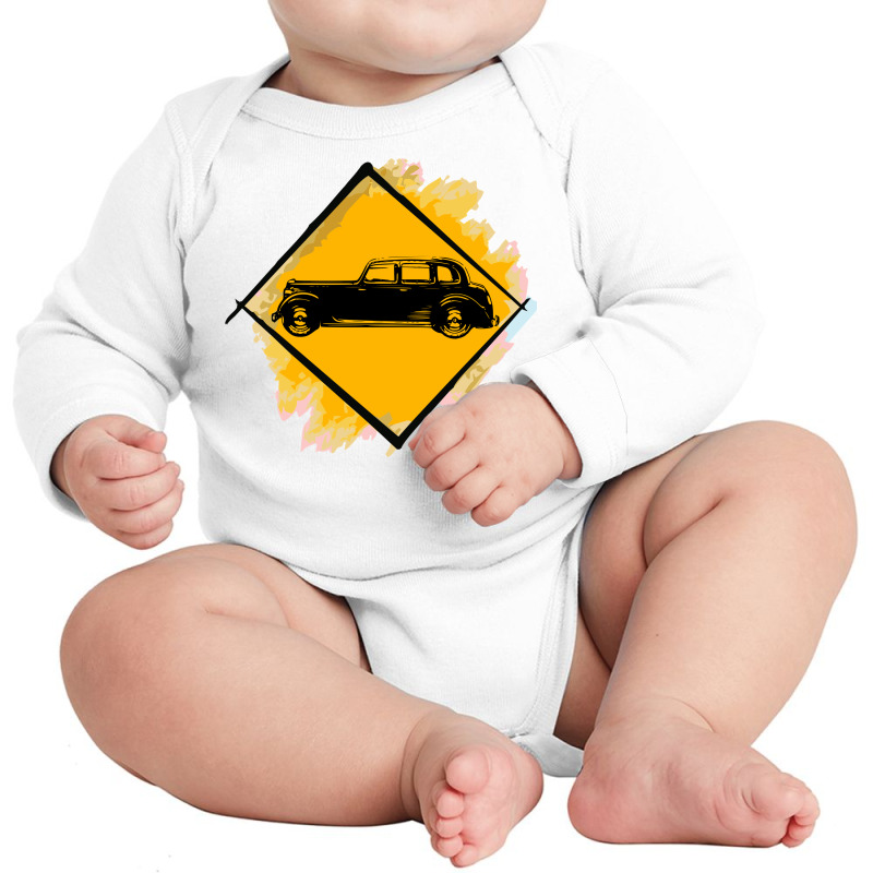 Classic Car Long Sleeve Baby Bodysuit | Artistshot