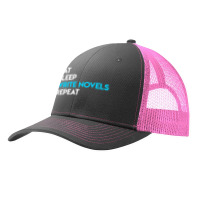 Eat Sleep Write Writing Novel Writer Pa Trucker Cap | Artistshot