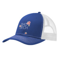 Salty Floral Bad Bitch Flower Swear Words Pa Trucker Cap | Artistshot