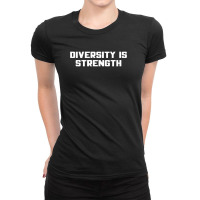 Diversity Is Strength Ladies Fitted T-shirt | Artistshot