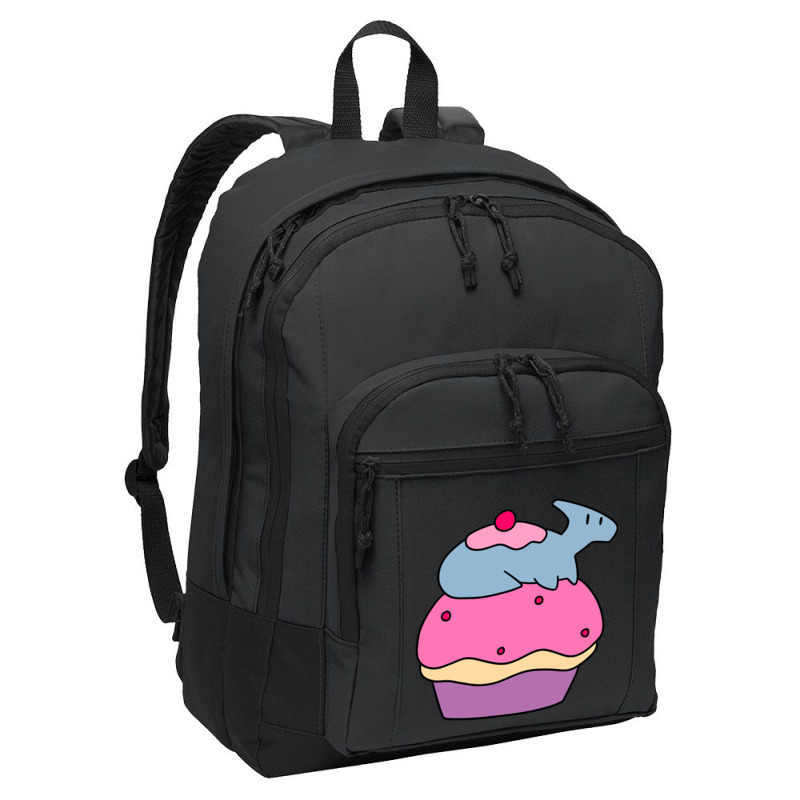 Hadrosaurus And Giant Cupcake Basic Backpack | Artistshot