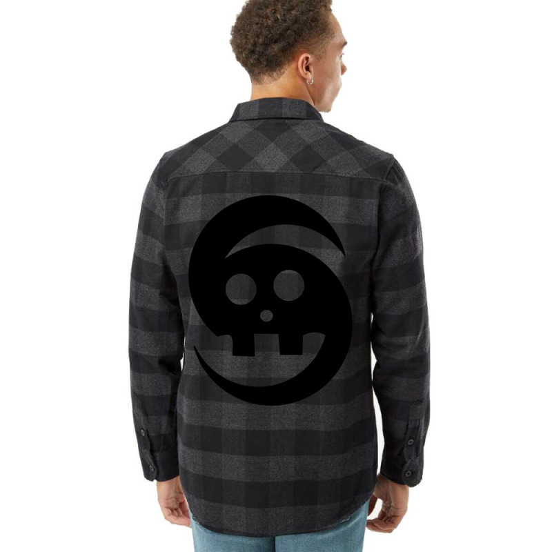 Simple Design Face Skull Flannel Shirt | Artistshot