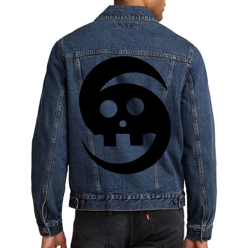 Simple Design Face Skull Men Denim Jacket | Artistshot