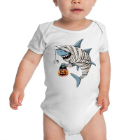 A Mummy Shark Halloween Baby Bodysuit | Artistshot