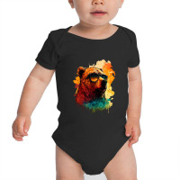 Modern Bear Baby Bodysuit | Artistshot