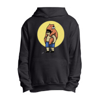 Bear And Man Images Urban Pullover Hoodie | Artistshot