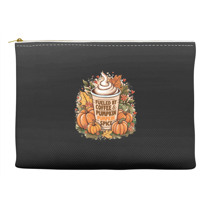 Fueled By Coffee & Pumpkin Spice Accessory Pouches | Artistshot