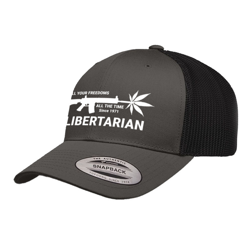 Libertarian Retro Trucker Cap | Artistshot