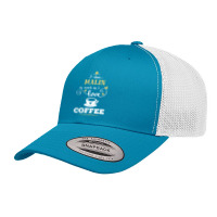 I Love Malin As Much As I Love Coffee Gift For Him Retro Trucker Cap | Artistshot