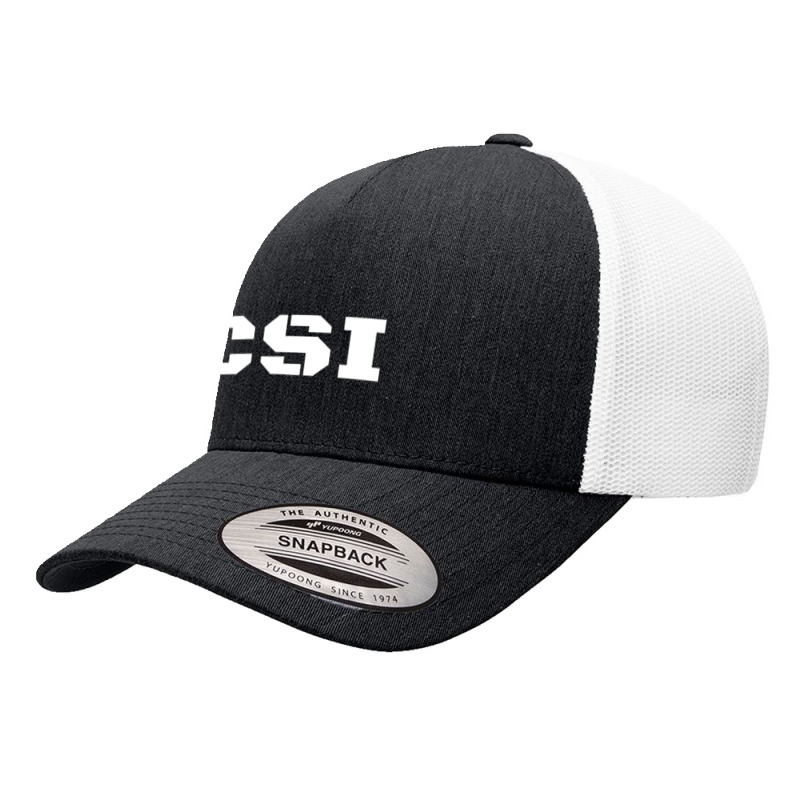 Csi Crime Scene Investigation   Official Police Gear Yupoong Trucker Cap by michaelnaher | Artistshot