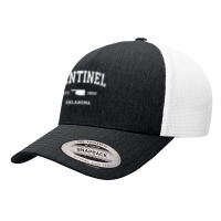 Sentinel Oklahoma Ok Vintage Athletic Sports Design T Shirt Yupoong Trucker Cap | Artistshot