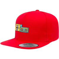 Walkman So Oldschool 5 Panel Snapback Cap | Artistshot